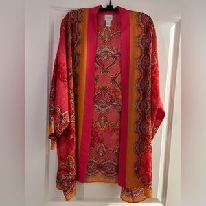 NWOT Chicos Lightweight Summer Ruana L/XL